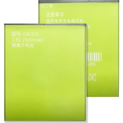 For JIAYU JY G5 G5S JY G5 2000mAh Li-ion Polymer Rechargeable Battery JY-G5 2000mAh Battery