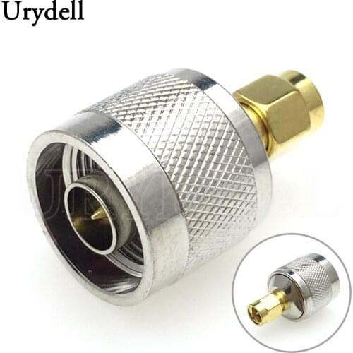 N Male Plug to SMA Male Plug RF Coax Adapter Convertor Straight