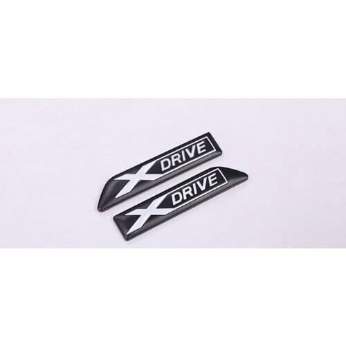 ABS Car Front Fender Side Air Vent LOGO Sticker For BMW 3 Series X3 X4 X5 G01 G02 F15 X5M 2014-2021 Car Accessories 2pcs/set