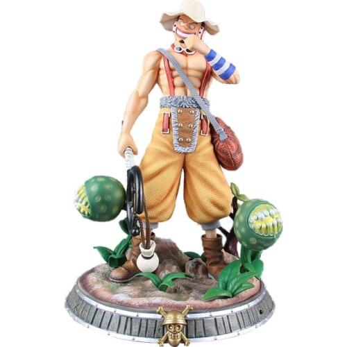One Piece GK Usopp Model Action Figure Anime 38CM PVC Statue Bogus Cloth Collection Toys For Kids Desktop Decoration Gift Figma