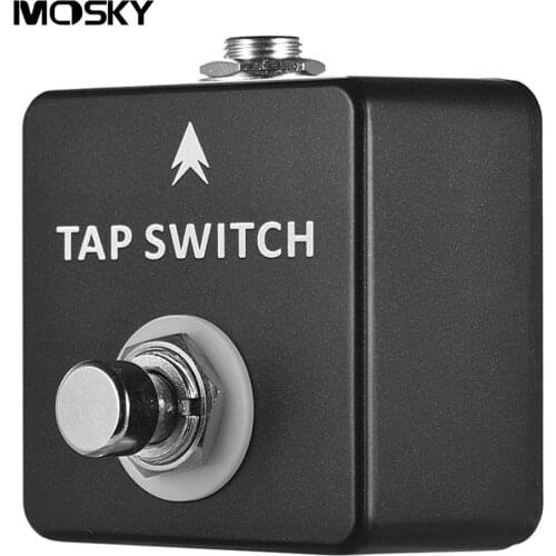 MOSKY Guitar Effect Pedal 1/4" TAP SWITCH Electric Guitar Effect Pedal Single Tap Delay Full Metal Accessories