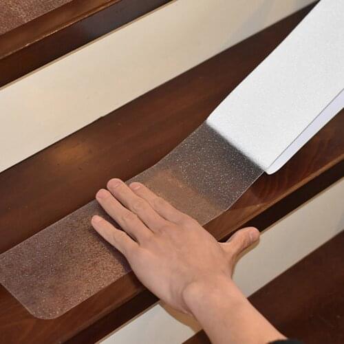 Practical Stair Anti-Slip Stickers Transparent Floor Treads Tape Carpet Non-Skid Adhesive Pad For Home Protector