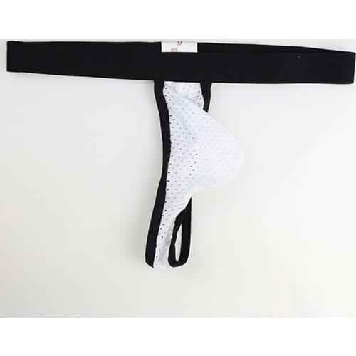 New Men briefs Sexy G-Strings Comfy Breathable Pouch Brief Underwear Thong male Underpants Jockstrap