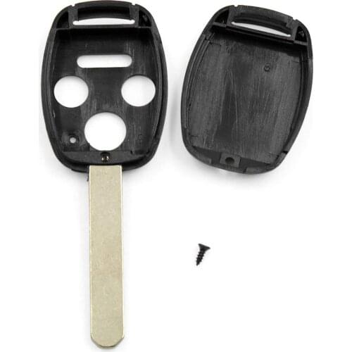 Uxcell Black 4 Buttons Uncut Key Shell Fob Remote Control Case Replacement OUCG8D-380H-A