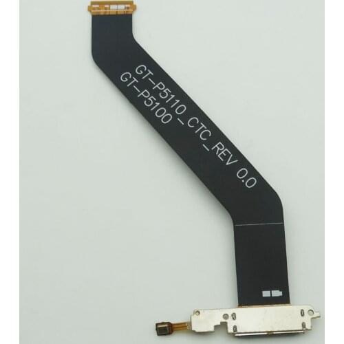 USB Charger Dock Connector Charging Port Flex Cable For Samsung Galaxy Tab 2 10.1 P5100 P5110 Cellphone Parts