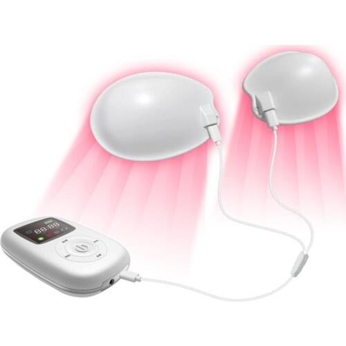 Chargeable Breast Massage Breast enlargement LED red light therapy device for mammitis ,breast hyperplasia,breast nodule