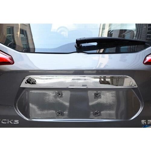 1pc for NISSAN KICKS 2017 Trim strip on tailgate Trunk light bar