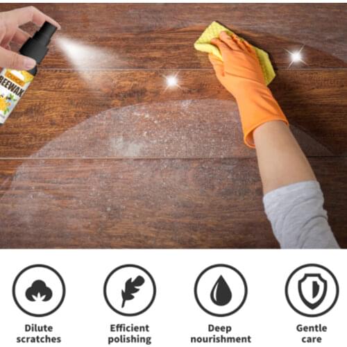 1 Pcs Beeswax Wood Care Polishing Spray Wood Beewax Spray Furniture Care Protect Beeswax Waterproof Polish Wax