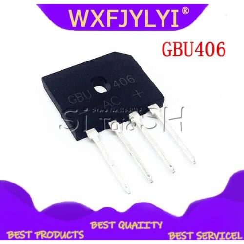 10PCS GBU406 600V 4A neue und original IC