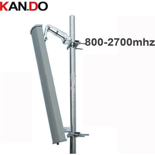 2G 3G 4G booster antenna 15dbi vertical polarization 65 degree 800-2700Mhz Panel antenna Base station use 2G 3G 4G antenna