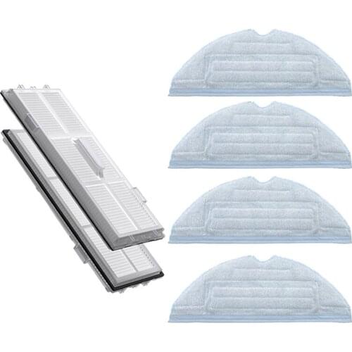 6Pack Hepa Filter Mopping Cloths for Xiaomi Roborock S7 T7S T7Plus T7Splus Robot Vacuum Cleaner Spare Parts