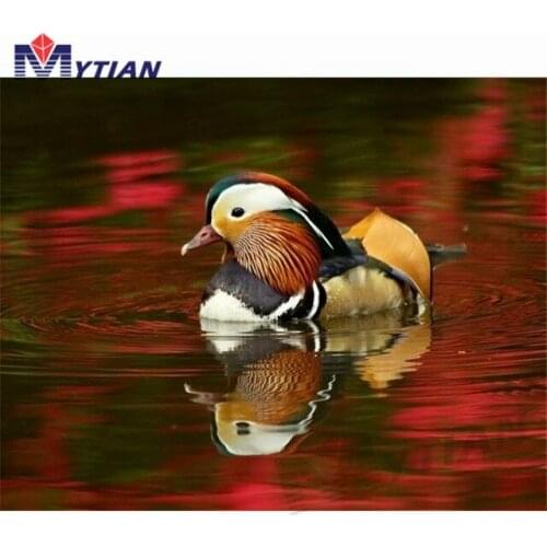 Mandarin Duck Diamond Painting DIY 5D Diamond Embroidery Set Home Decor Mosaic Cross Stitch Art Kits Home Decoration Gift
