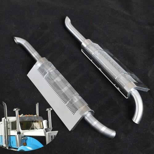 American Truck Simulation Metal Chimney Exhaust Pipe for Remote Control Tamiya 1/14 King Hauler Globe Line 56344
