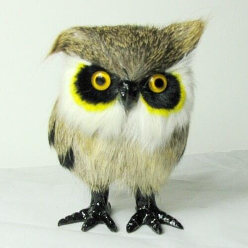 Free shipping lifelike handmade craft owl for window decoration and birthday gift