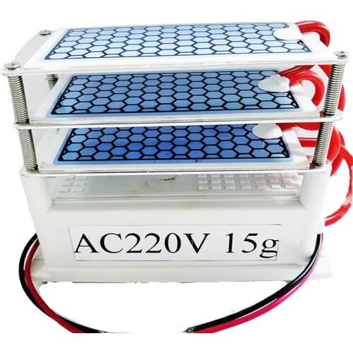 Ozone Generator air purifier parts 220v Air Purifier 15G 15000MG 3 layer ozone plate odor eliminator ozonator ozonizer