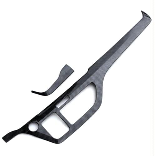 Car Carbon Fiber Color Center Control Lower Trim Center Control Cover for Honda Elysion 2019