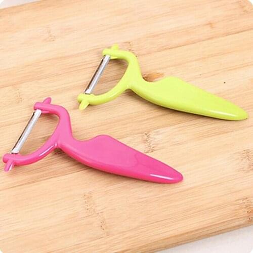 Creative Stainless Steel Ceramics Fruit Peeler Parer Kitchen Tool Vegetable Peeler Potato Melon Paring Knife Kitchen Gadgets