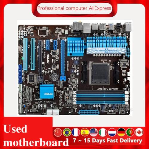 For ASUS M5A97 PRO Motherboard Socket AM3+ DDR3 32GB For AMD 970 FX Original Desktop Mainboard M5A97 SATA III Used Mainboard