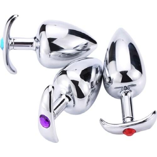 Metal Anal Plug With Masturbador Masculino Butt Plug Electro Sex Vibrator Anal Bead Anu Dilator Anal Toys for Men/Women