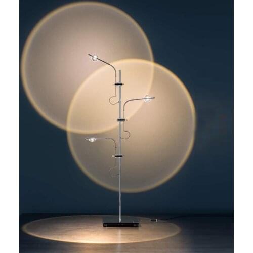 Nordic Minimalist Floor Lamps Italian Designer Personalized Art Background Wall Projection Lamp for Living Room Vertical Lights