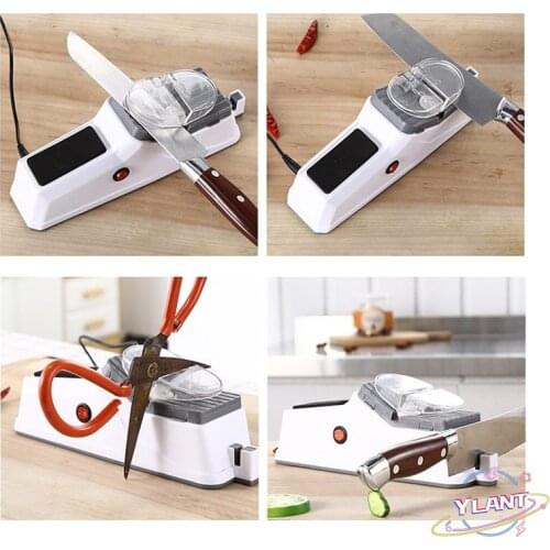 Kitchen Sharpening Multifunctional Quick Kitchen Tool Knife Sharpener Automatic USB Electric Fine Sharpening Stone Professional