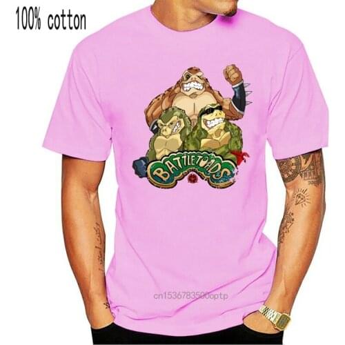 Man Retro Gaming BattleToads Tee Shirt Great Quality T Shirt 100% Cotton T shirt Plus size New Arrival