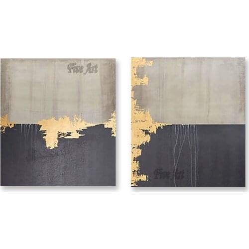 Wall Hangings Decorative Picture Canvas Abstract Black And White Oil Painting Art Free Shipping Group 2 Panels Canvas Wall Art