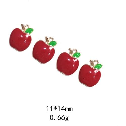 Novelty earrings, Korean earrings, quirky jewelry, dripping apple alloy jewelry accessories, earrings and headwear pendants