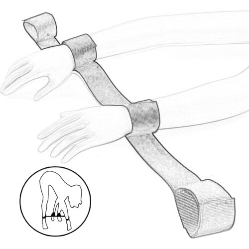 New Adults Games BDSM Bondage Handcuffs Restraints SM Black Nylon Hand Cuffs For Sex Exotic Accessories Erotic Cosplay Toys