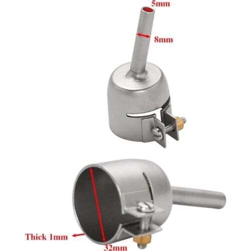 Hot Air Gun Soldering Welding Nozzle Stainless Steel for Vinyl Welding Accessories