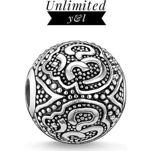 OM Charm Beads Fit Bracelet Necklace 925 Sterling Silver Karma Fashion DIY Jewelry 2019 New Arrival Women Men Gifts