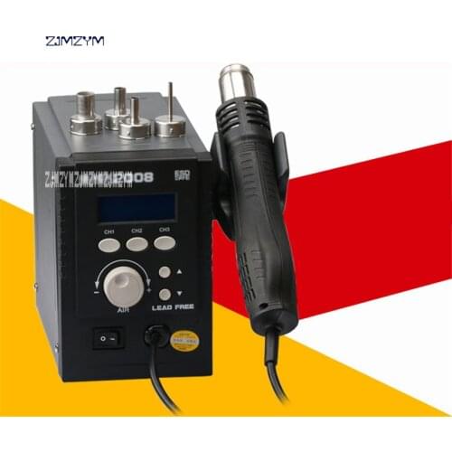 QUICK 2008 ESD Rework Station For Phone BGA Desoldering Repairing Hot Air Gun Welding Bench Lead Free Adjustable Digital Display