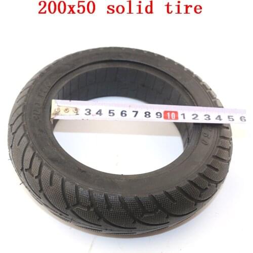 Mobility Scooter wheelchair tire 200 x 50 (8x2) solid/foam filled 200x50 for Razor E100 E125 E200 Scooter Vapo