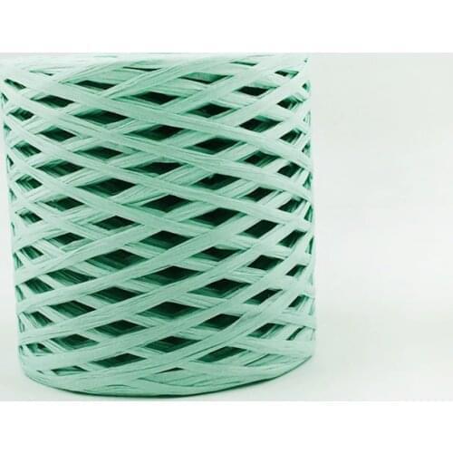 200meters/roll Hollow Plaid Raffia Straw Paper Yarn Hand Crocheting Yarn for DIY Hats Handbags Cushions Packing Material