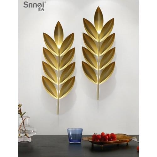 Modern Light Luxury Home TV Background Wall Decoration Pendant Porch Wrought Iron Wall Decoration