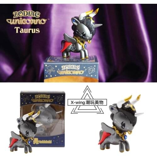 Tokidoki Unicorno Fashion Doll Constellation Series Limed Taurus Badge Model Anime Figures Favorites Collect Ornaments