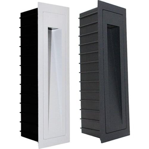 4W Outdoor Waterproof Wall Footlight Embedded LED Corner Light Staircase Light Garden Landscape Pathway Patio Step Light