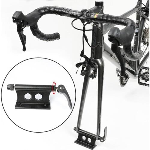 Bicycle Car Roof Rack Carrier Quick Release Alloy Fork Lock Mount Racks Aluminum Alloy Black/Silver Bicycle Parts Accessories