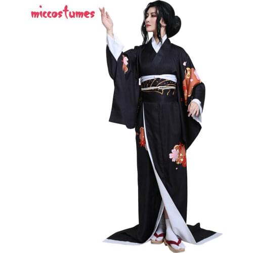 Muzan Kibutsuji Female Kimono Cosplay Costume