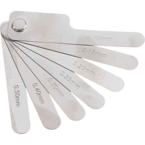 1Set Oral Dental Interproximal Measuring Ruler Measure Tooth Gap Stainless Steel Reciprocating IPR System Orthodontic Treatment