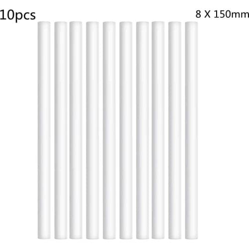 10pcs 8*150mm Humidifier Cotton Filter Cotton Sponge Stick Cotton Swab Replacement for Usb Humidifier Diffuser Air Humidifier