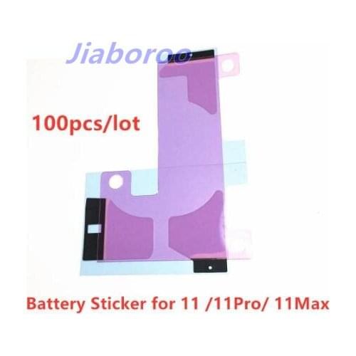 10pcs Battery Sticker for iPhone 11 Pro Max Tape Double Glue Adhesive Strip Sided Replacement Parts