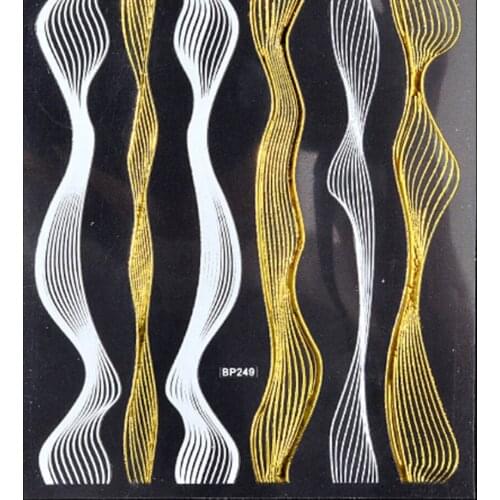 2x Nail Tips Wraps Sticker Self Adhesive Polish Foils Decoration Art Decals