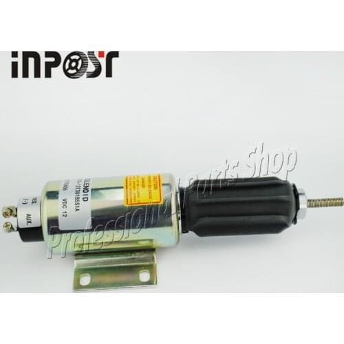 2370-12E3U1B5S1A Fuel Stop Solenoid Switch 12V For Diesel Engine with 3 terminals