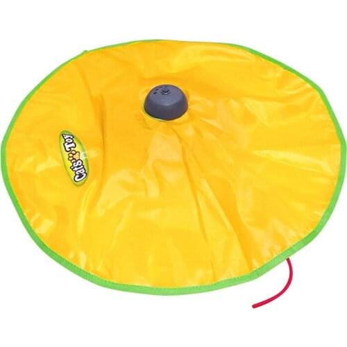 4 Speeds Smart Cat Toys Electric Motion Undercover Mouse Fabric Moving Feather Interactive Toy For Cat Kitty Automatic Pet Toy