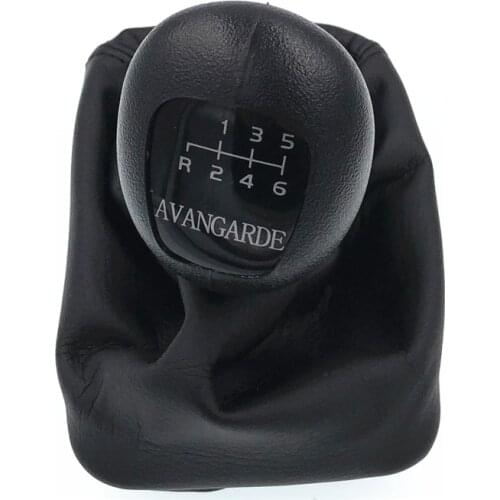 6 Speed Car Gear Shift Knob Head Gaiter Boot Cover For Mercedes Benz W202 C 93-01 W208 CLK 97-03 W210 E 95-03