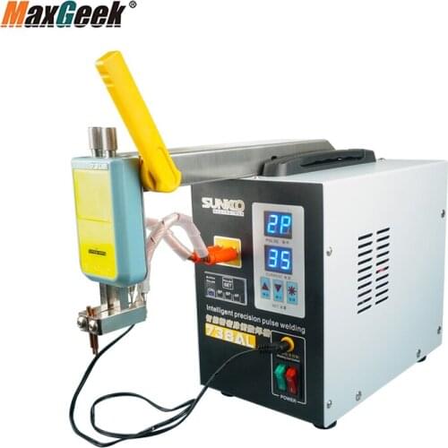 738AL 18650 Battery Spot Welder Pulse Spot Welder + 73LB Welding Arm