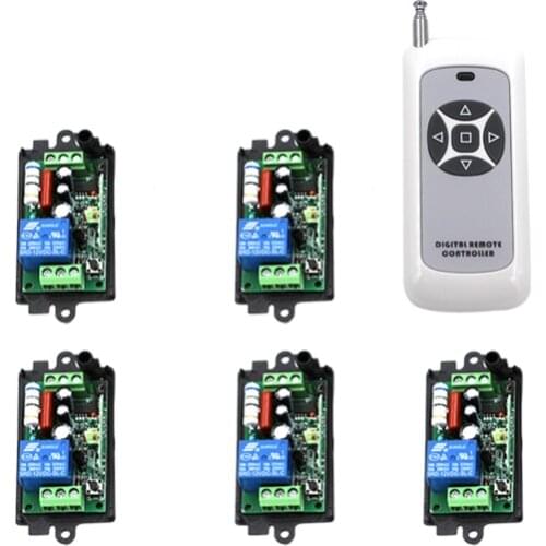 AC110V 220V 10A Learning Code Remote Control Momentary Toggle Multifunction Relay Remote Switch Module SKU: 5248