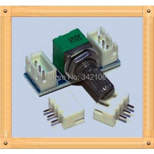 Free Shipping!!! 5pcs 09 type 9mm stepping potentiometer kit / with PCB / DIY amp / volume dedicated