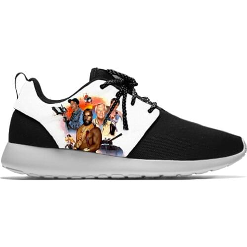 The A Team TV Movie Cool Funny Fashion Classic Sport Running Shoes Casual Breathable Lightweight 3D Print Men Women Sneakers
